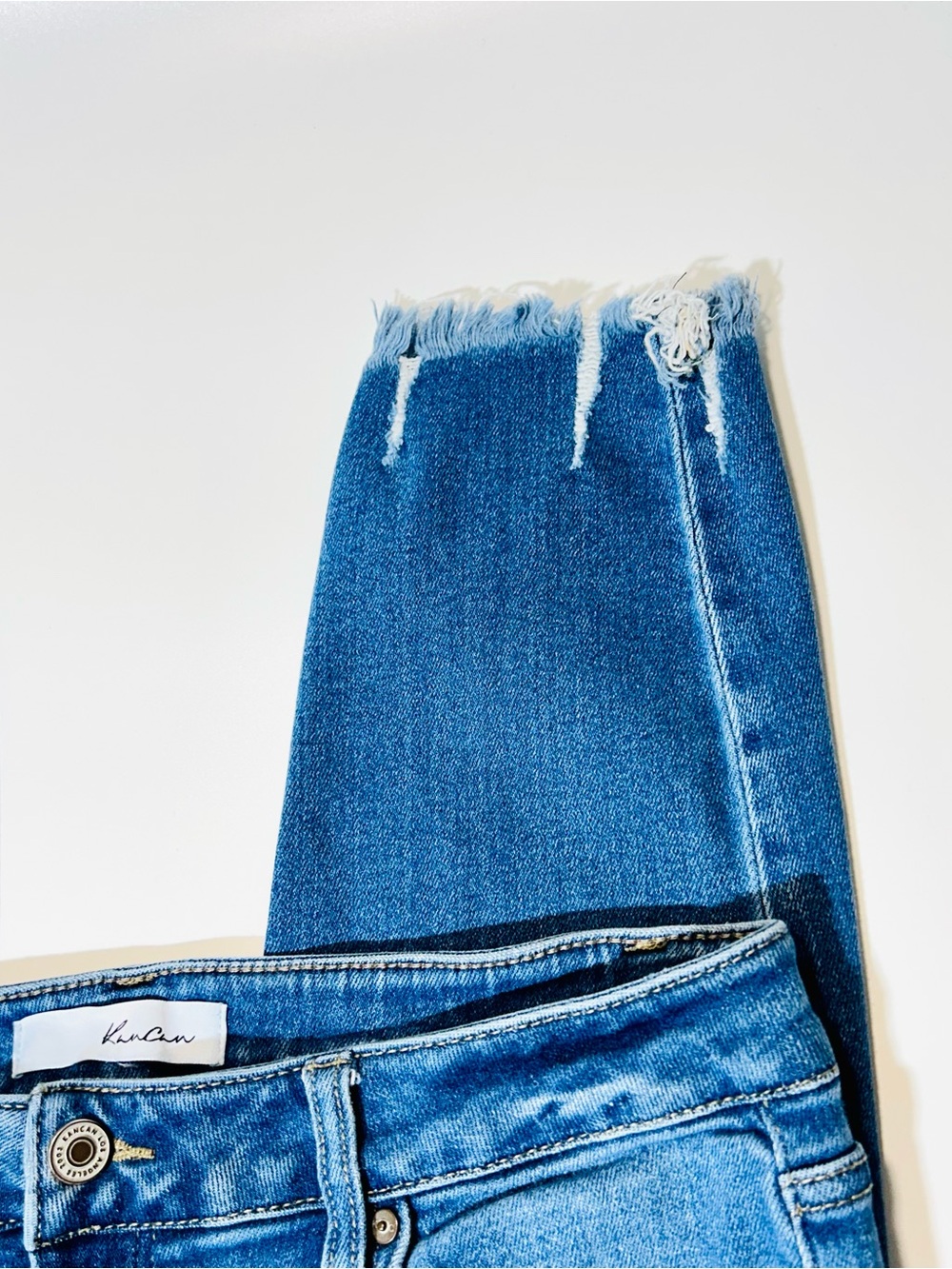 KanCan jeans High Rise Ankle Skinny jeans crop stretchy women size 31 - Picture 6 of 9